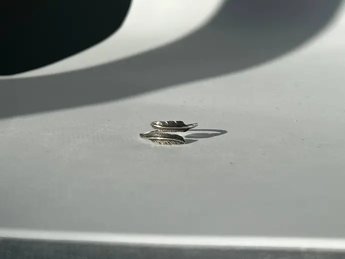 Anillo doble hoja