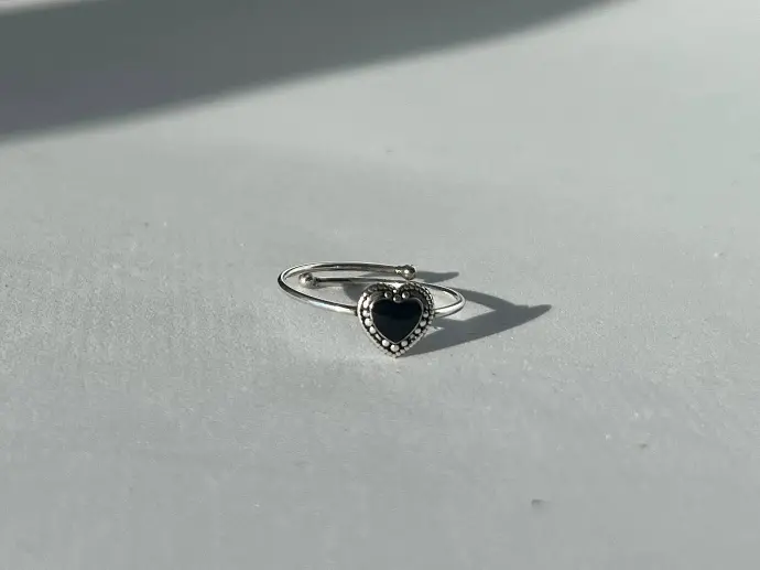 Anillo con corazon